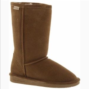 NEW Bearpaw Emma Tall Brown Birch Size 8 Sheepskin